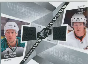 2008-09 SPX - JONATHAN CHEECHOO/COREY PERRY #WC-CP WINNING COMBOS