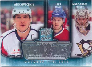 2014-15 MVP - ALEX OVECHKIN/LARS ELLER/MARC-ANDRE FLEURY #3SW-100713 3 STARS PLAYER OF THE WEEK