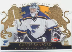 2002-03 CROWN ROYALE - CURTIS SANFORD #135 ROOKIE 1915/2299