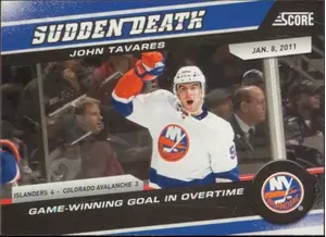 2011-12 SCORE - JOHN TAVARES #20 SUDDEN DEATH