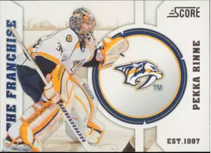 2012-13 SCORE - PEKKA RINNE #F16 THE FRANCHISE
