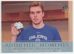 2016-17 SP AUTHENTIC - CONNOR McDAVID #106 AUTHENTIC MOMENTS