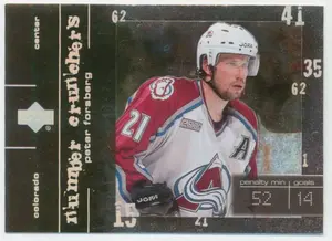 2000-01 UPPER DECK - PETER FORSBERG #NC1 NUMBER CRUNCHERS