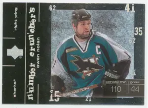 2000-01 UPPER DECK - OWEN NOLAN #NC8 NUMBER CRUNCHERS