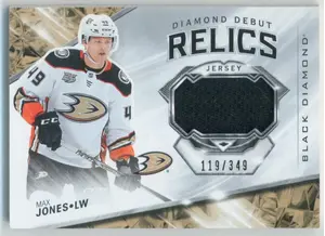 2019-20 Black Diamond - Max Jones Diamond Debut Relics #DD-MJ 119/349