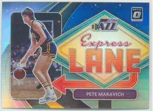 2020-21 Donruss Optic - Pete Maravich #6 Express Lane Holo Parallel