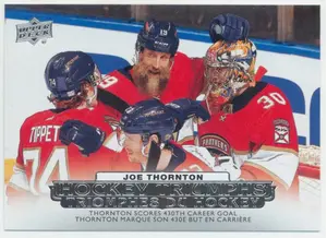 2022-23 TIM HORTONS - JOE THORNTON #HT-18 HOCKEY TRIUMPHS