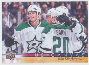 2017-18 UPPER DECK - JOHN KLINGBERG #C27 CANVAS
