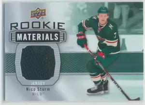 2019-20 UPPER DECK - NICO STURM #RM-ST ROOKIE MATERIALS
