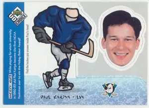 1998-99 UD CHOICE - PAUL KARIYA #BH11 MINI BOBBLE HEADS