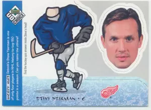 1998-99 UD CHOICE - STEVE YZERMAN #BH27 MINI BOBBLE HEADS