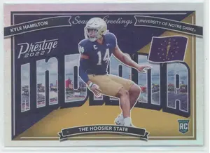 2022 Prestige - Kyle Hamilton #SG-19 Season Greetings