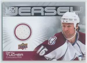 2010-11 UPPER DECK - DARCY TUCKER #GJ-DT GAME JERSEY