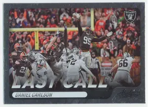 2022 Absolute - Daniel Carlson #LC-6 Last Call