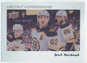 2022-23 UPPER DECK - BRAD MARCHAND #PZ-34 INSTANT IMPRESSIONS