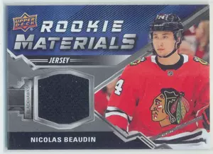 2020-21 UPPER DECK - NICOLAS BEAUDIN #RM-NB ROOKIE MATERIALS