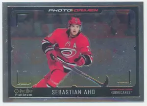 2021-22 O-PEE-CHEE PLATINUM - SEBASTIAN AHO #PD-6 PHOTO DRIVEN
