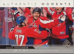 2017-18 SP AUTHENTIC - ALEX OVECHKIN #101 AUTHENTIC MOMENTS