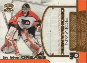 2003-04 PACIFIC - ROMAN CECHMANEK #9 IN THE CREASE