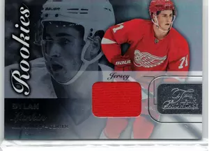 2015-16 UD Fleer Showcase Rookie Dylan Larkin EV Jersey Detroit Red Wings