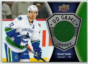 2016-17 UD Daniel Sedin GU Jersey Vancouver Canucks