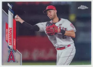 2020 Topps Chrome - Andrelton Simmons #72 Refractor Parallel