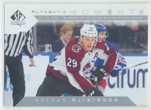 2018-19 SP AUTHENTIC - NATHAN MacKINNON #112 AUTHENTIC MOMENTS