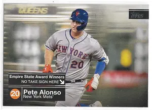 2020 Topps Empire State Award Winners #ESAW-23 Pete Alonso