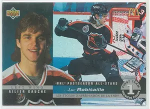 1993-94 UPPER DECK McDONALD'S - LUC ROBITAILLE #McH-03 POSTSEASON ALL-STARS HOLOGRAMS