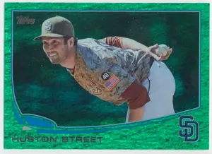 2013 Topps - Huston Street #549 Emerald Foil Parallel