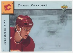 1992-93 UPPER DECK - TOMAS FORSLUND #ERT6 EURO-ROOKIE TEAM