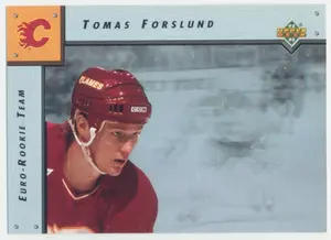 1992-93 UPPER DECK - TOMAS FORSLUND #ERT6 EURO-ROOKIE TEAM