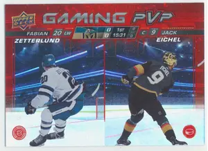 2024-25 UPPER DECK - FABIAN ZETTERLUND/JACK EICHEL #GPVP-19 GAMING PVP