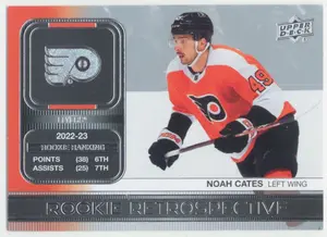 2023-24 UPPER DECK - NOAH CATES #RR-20 ROOKIE RETROSPECTIVE