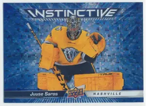 2023-24 UPPER DECK - JUUSE SAROS #IN-4 INSTINCTIVE SPECKLE
