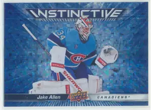 2023-24 UPPER DECK - JAKE ALLEN #IN-18 INSTINCTIVE SPECKLE
