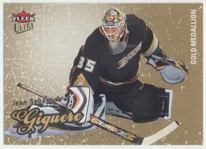2008-09 FLEER ULTRA - JEAN-SEBASTIEN GIGUERE #103 GOLD MEDALLION