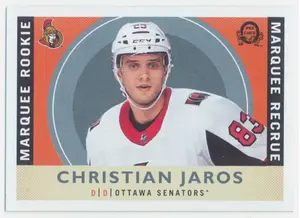 2017-18 O-PEE-CHEE - CHRISTIAN JAROS #638 MARQUEE ROOKIE RETRO