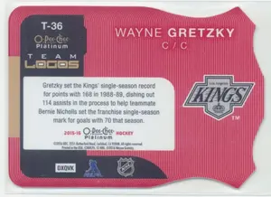 2015-16 O-Pee-Chee Platinum Wayne Gretzky Team Logos Die-Cuts #T-36