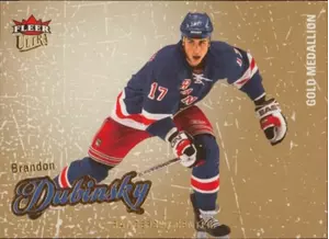 2008-09 FLEER ULTRA - BRANDON DUBINSKY #58 GOLD MEDALLION