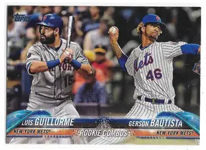 2018 Topps Update #US103 Luis Guillorme & Gerson Bautista RC (Rookie Combos)