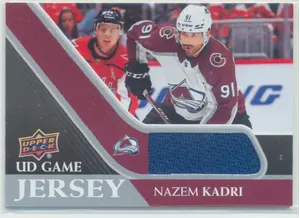 2020-21 UPPER DECK - NAZEM KADRI #GJ-NK GAME JERSEY