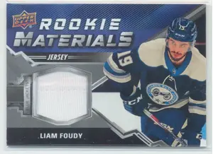 2020-21 UPPER DECK - LIAM FOUDY #RM-LF ROOKIE MATERIALS