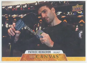 2020-21 UPPER DECK - PATRICE BERGERON #C128 UD CANVAS