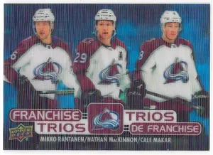 2020-21 Tim Hortons Franchise Trios #T-8 Mikko Rantanen, Nathan MacKinnon & Cale Makar