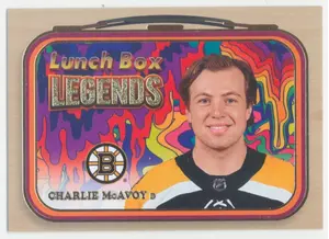 2022-23 UPPER DECK - CHARLIE McAVOY #LB-9 LUNCH BOX LEGENDS GOLD