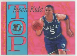 1995-96 NBA Hoops - Jason Kidd #AR10 Top 10