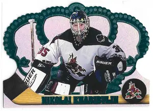 1997-98 Crown Royale Emerald Green #104 Nikolai Khabibulin
