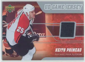 2006-07 UPPER DECK - KEITH PRIMEAU #J-KP GAME JERSEY