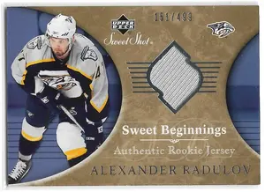 2006-07 Sweet Shot #136 Alexander Radulov RC (Sweet Beginnings) (151/499)